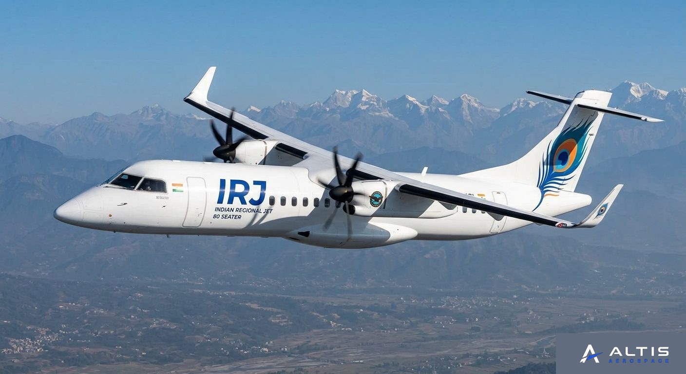 ALTIS IRJ in flight over the Himalayas
