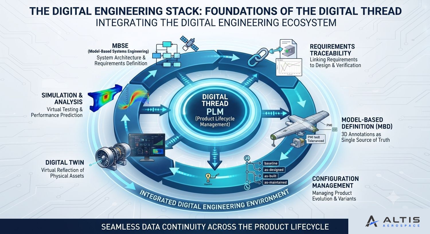 The digital engineering stack — foundations of the digital thread